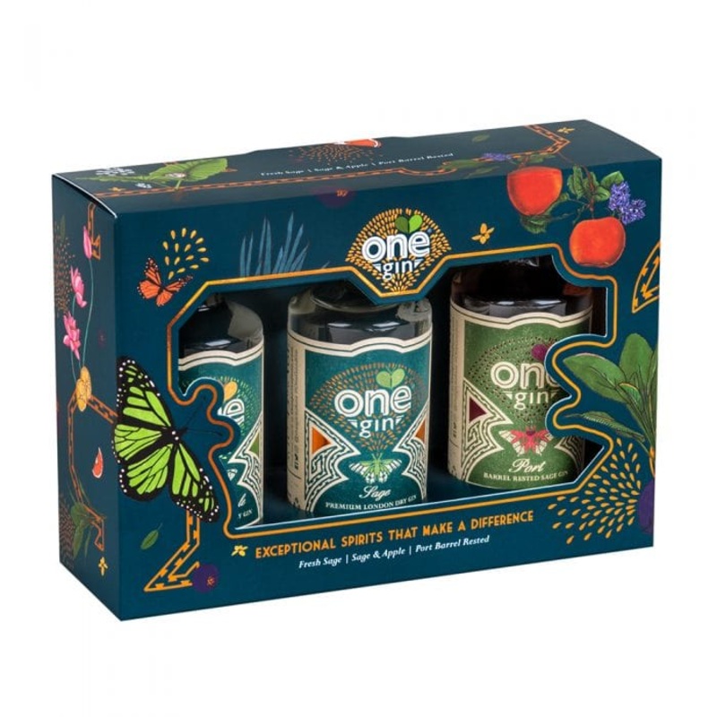 One Gin Miniatures Gift Set 3x5cl
