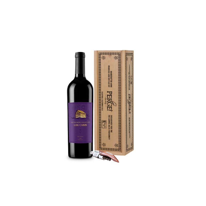 The Founding Collection: LOG CABIN Red Wine Gift Box