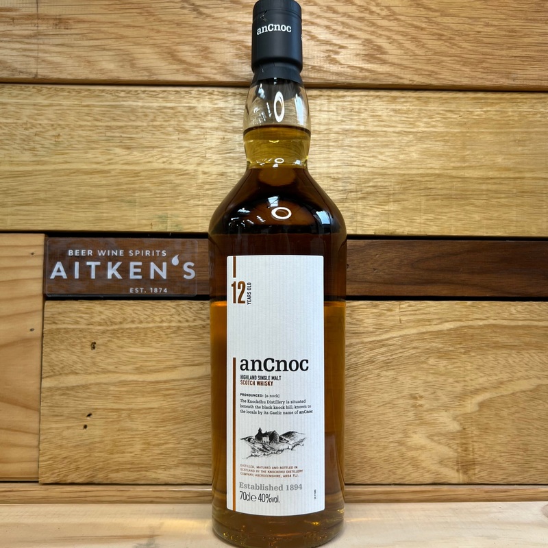 anCnoc 12 year old Highland Single Malt Whisky