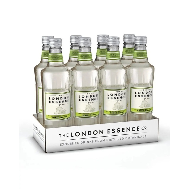 London Essence Company Bitter Orange & Elderflower Tonic Water Bottle Multipack, 8 x 500 ml