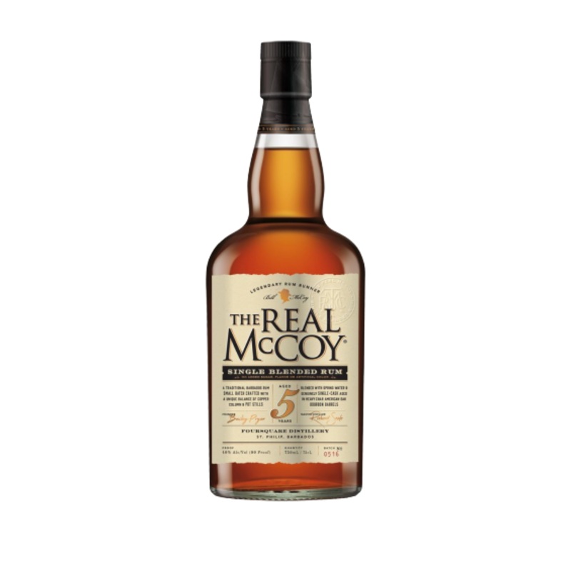 The Real Mccoy Aged Rum Single Blended 5 Yr 92 750 ML