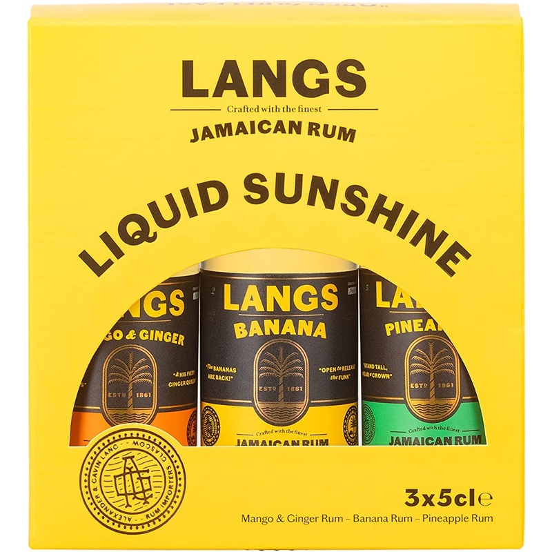 Langs Rum Triple Miniature Gift Pack 3x5cl