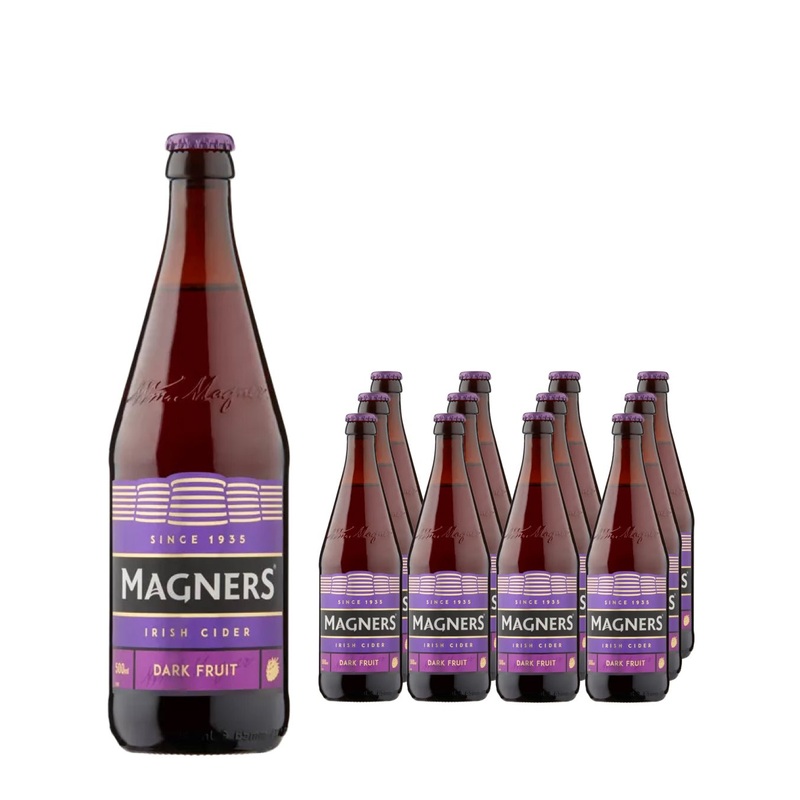 Magners Dark Fruit Irish Cider Multipack, 12 x 500 ml