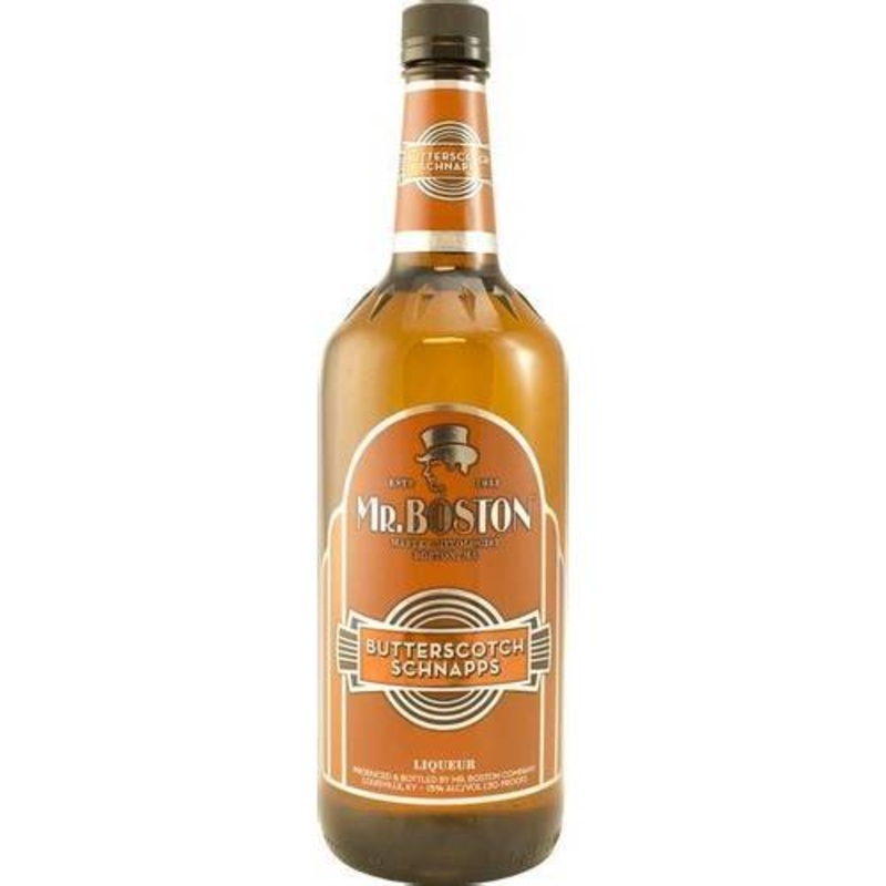 Mr. Boston Liqueur Butterscotch Schnapps – 1L