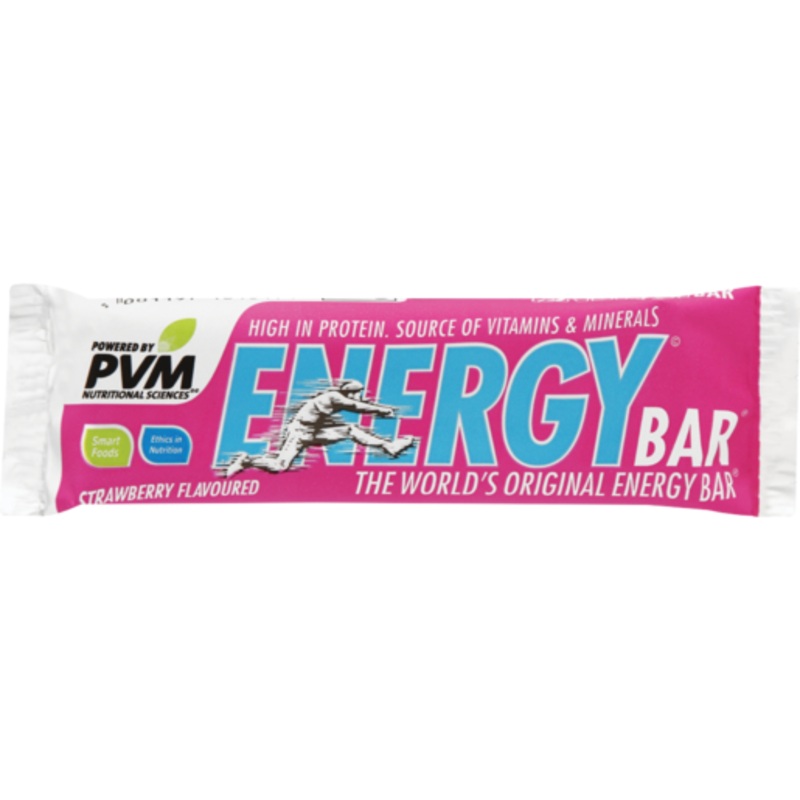 PVM Energy Bars Strawberry 45g