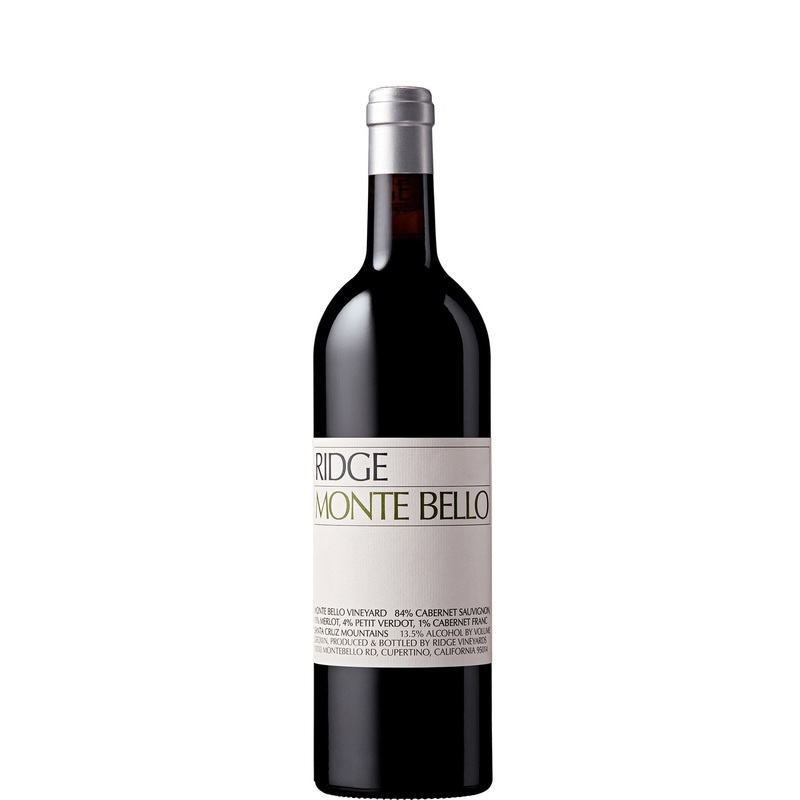 Ridge Vineyards, Monte Bello, 2019 IN BOND 6X75CL