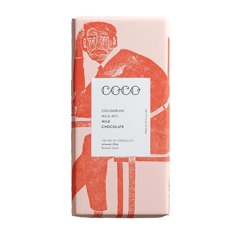 COCO Colombian Milk Chocolate Bar, 80 g