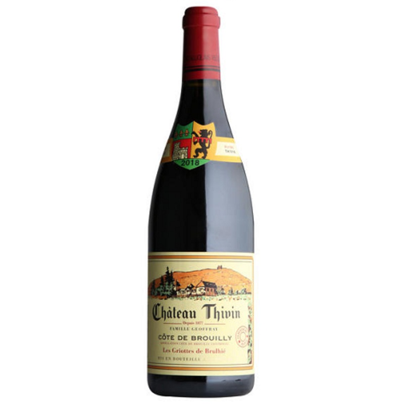 Cte de Brouilly 2018, Les Sept Vignes, Chteau Thivin, Beaujolais 12 Bottle Case 12x75cl