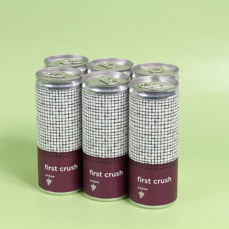 First Crush Cans – Syrah 6 pack