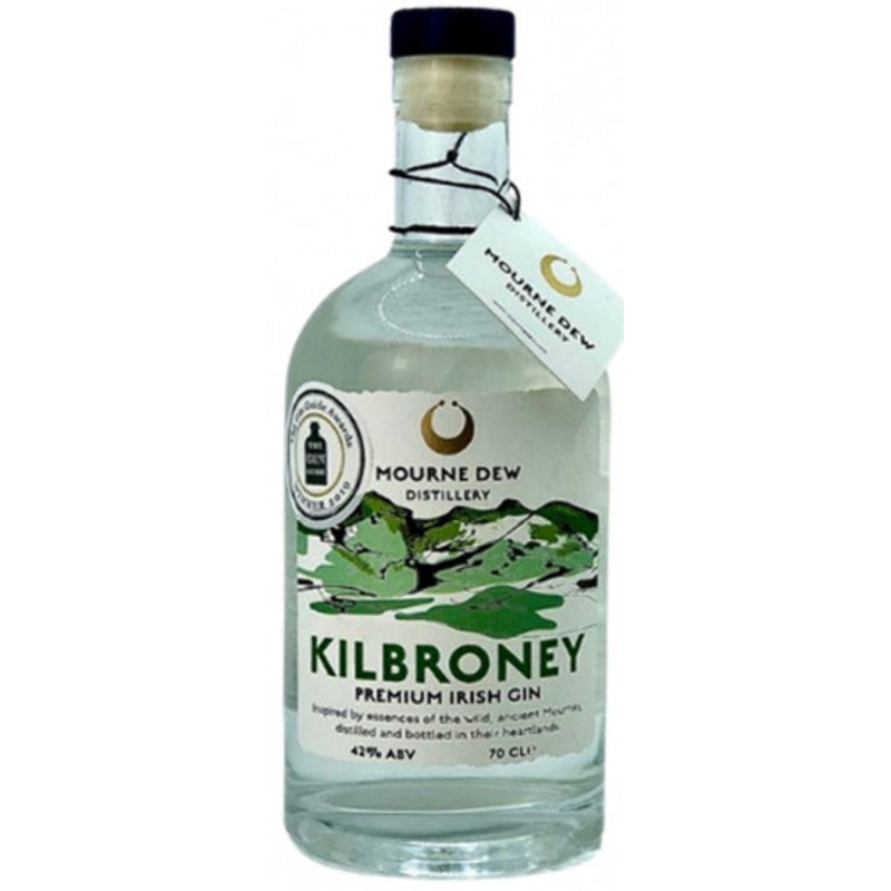 Mourne Dew Kilbroney Gin 42% abv 70cl