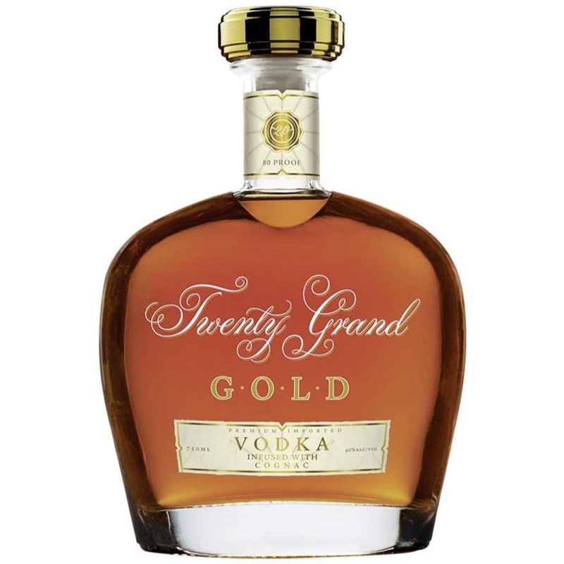 Twenty Grand GOLD VODKA Infused with Cognac