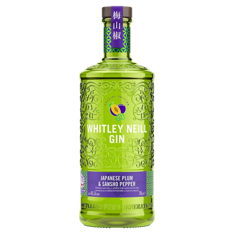 Whitley Neill Japanese Plum & Sansho Pepper Gin 70cl