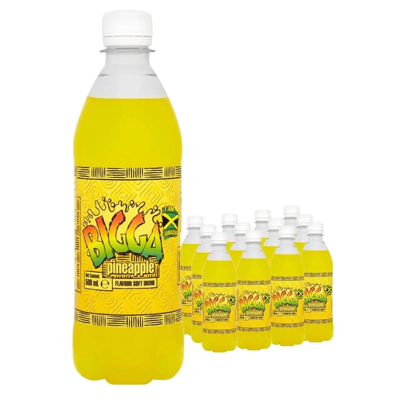 Bigga Pineapple Flavour Soft Drink Multipack, 24 x 330 ml