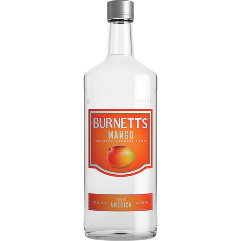 Burnett’S Mango Flavored Vodka 70 1.75 L