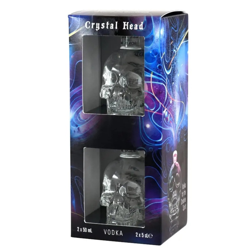 Crystal Head Vodka Miniature Gift Pack, 2 x 5 cl