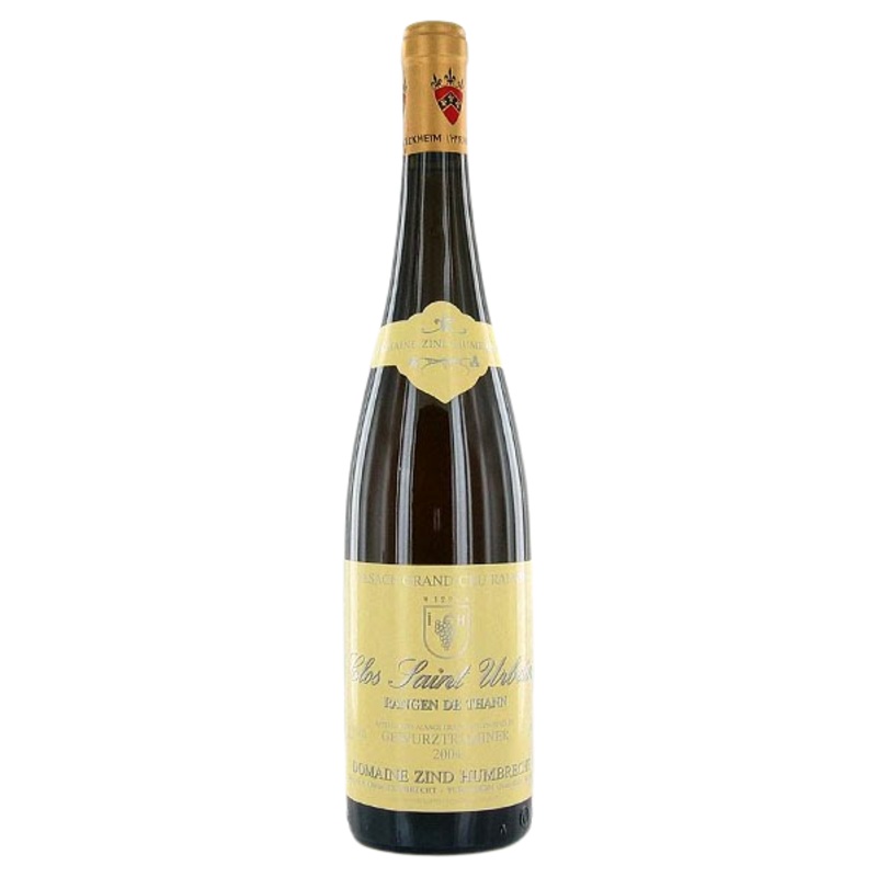 Domaine Zind-Humbrecht Alsace Grand Cru Gewrztraminer Rangen De Thann Clos Saint Urbain (14% Abv) 2016 750 ml