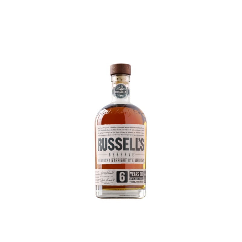 Russell’S Reserve Straight Rye Whiskey Small Batch 6 Yr 90 750 ML