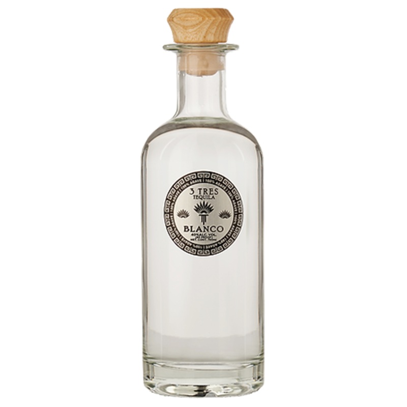 3 Tres Tequila Blanco 100% Agave 750ml