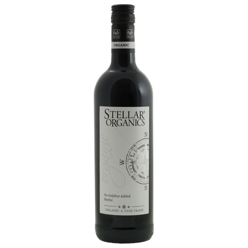 Stellar Organics Merlot No Added Sulphur