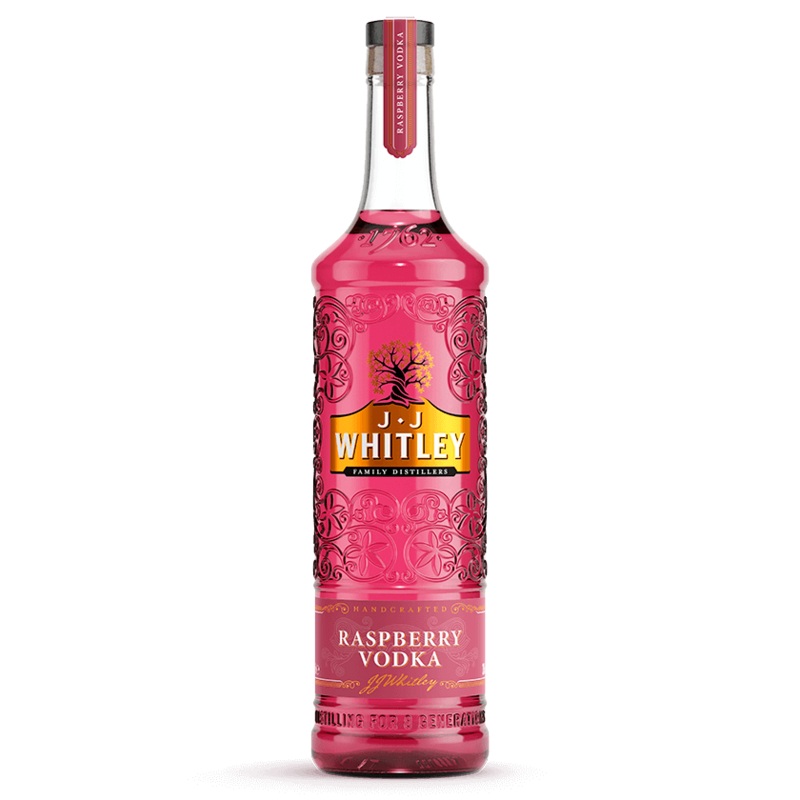 JJ Whitley Raspberry Vodka 70cl Bottle