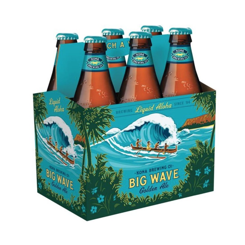 Kona Big Wave Golden Ale 6 PACK 12 OZ BTLS