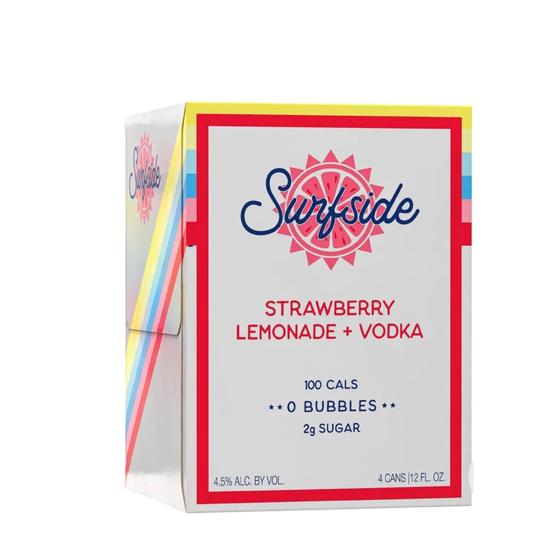 Surfside Strawberry Lemonade Vodka 4 PACK