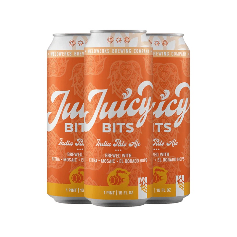 Weldwerks Brewing Juicy Bits IPA 4 PACK 16 OZ CANS