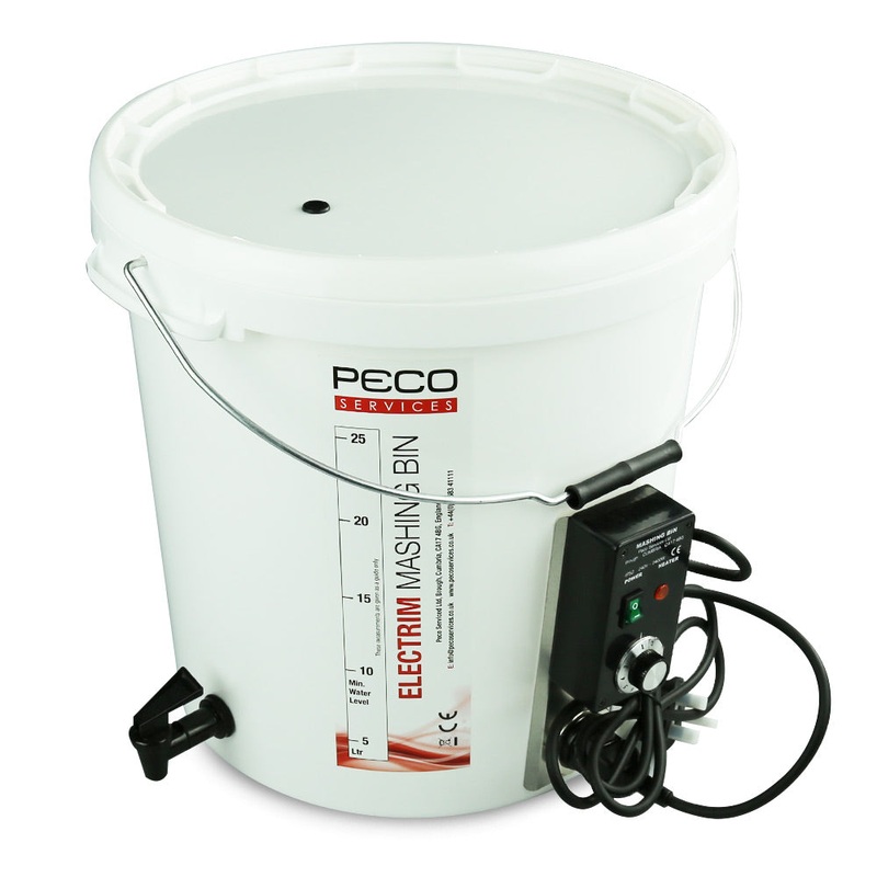 32L Fermentation Bucket – 2.4kw element & Adjustable Thermostat