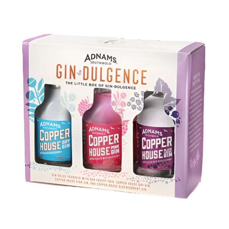 Adnams Southwold Gin-Dulgence Gift Pack 3x20cl