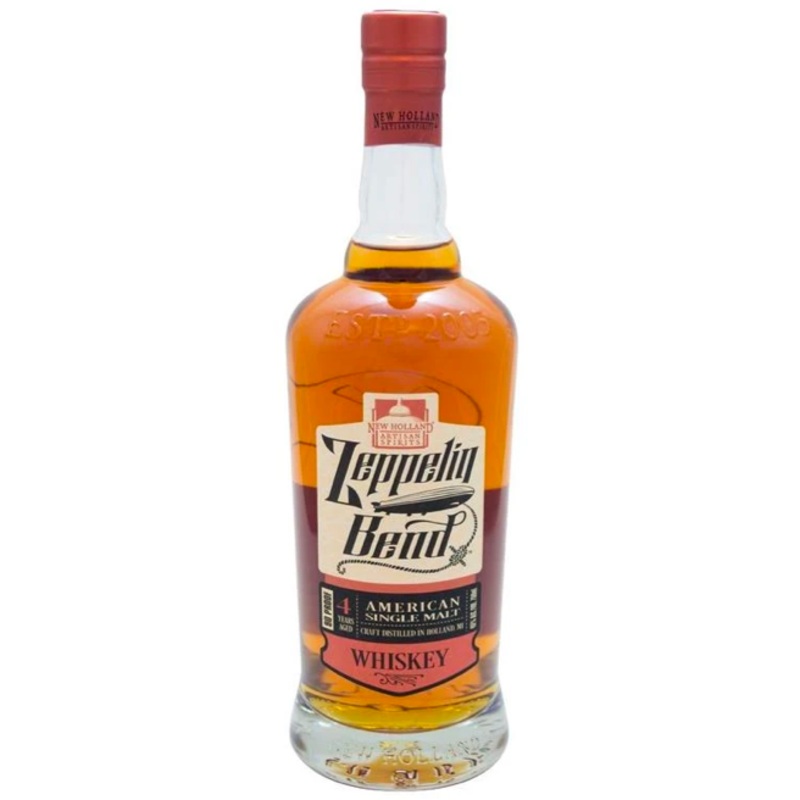 New Holland Brewing Company 4 Years Old Zeppelin Bend American Single Malt Whiskey