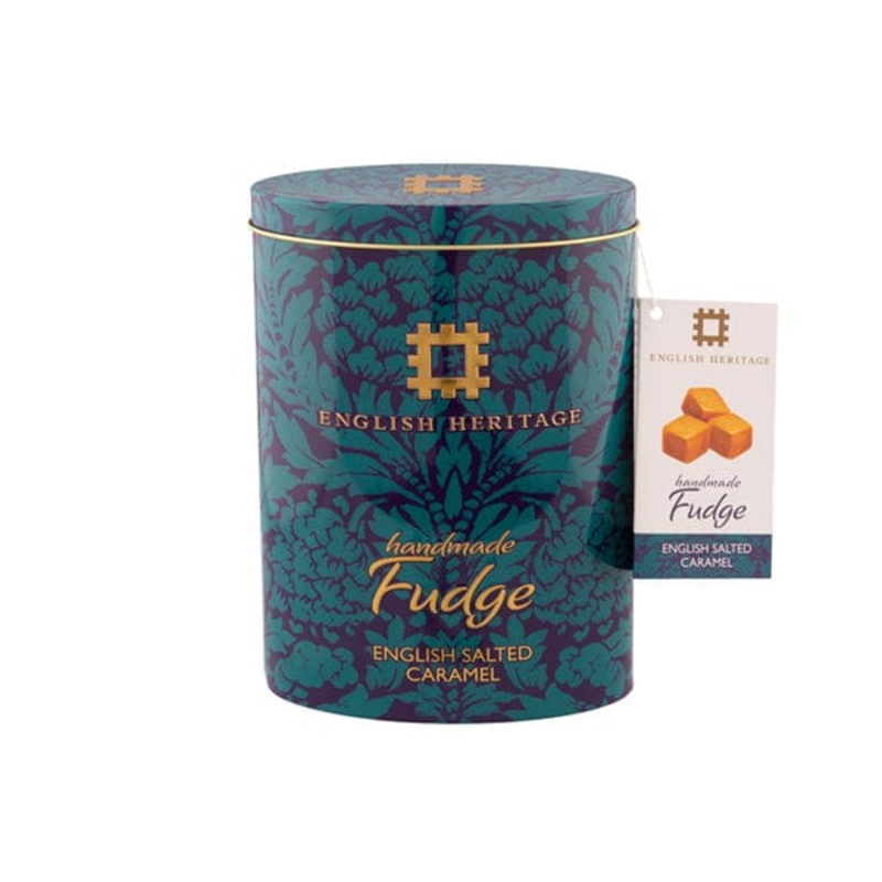 English Heritage Salted Caramel Fudge Tin 250g