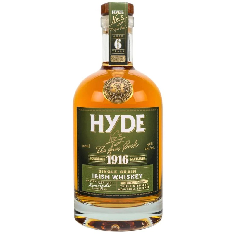 Hyde No. 3 President’s Cask Single Grain Irish Whisky 750mL