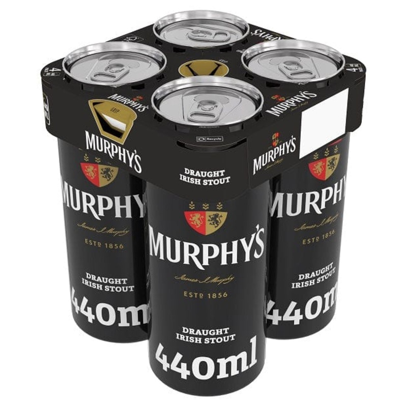 Murphy’s Draught Irish Stout Cans 4x440ml