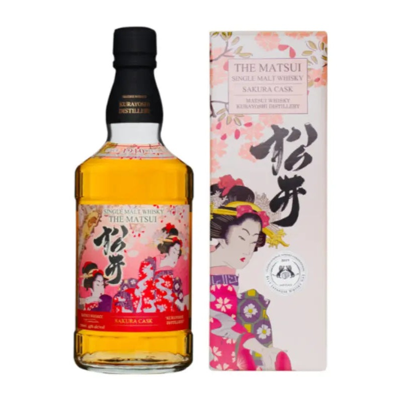 The Matsui Sakura Cask Single Malt Japanese Whisky 700mL