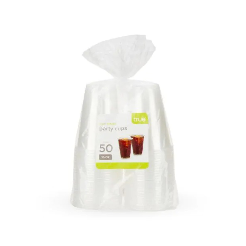 Clear Party Cups SINGLE