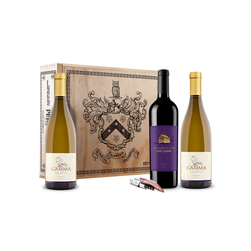 Gamma – Snowy White Owl & Red Gift Box Set