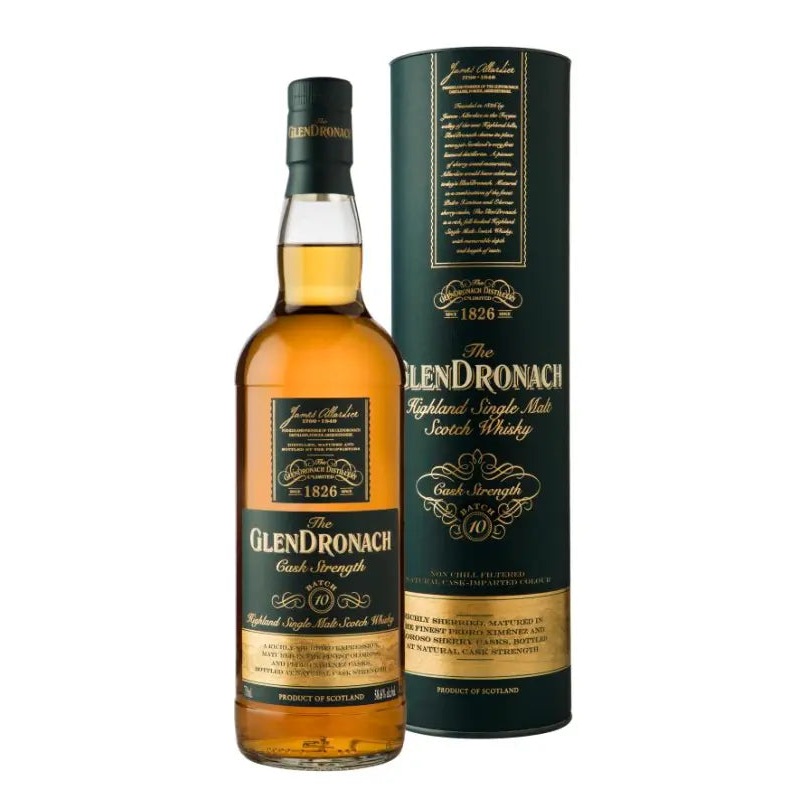 GlenDronach Cask Strength Batch 10 Scotch Whisky 750mL