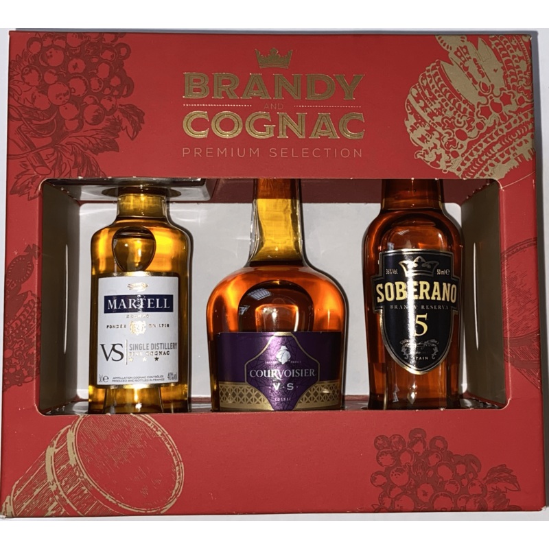 Brandy & Cognac Gift Pack 2x5cl & 1x3cl