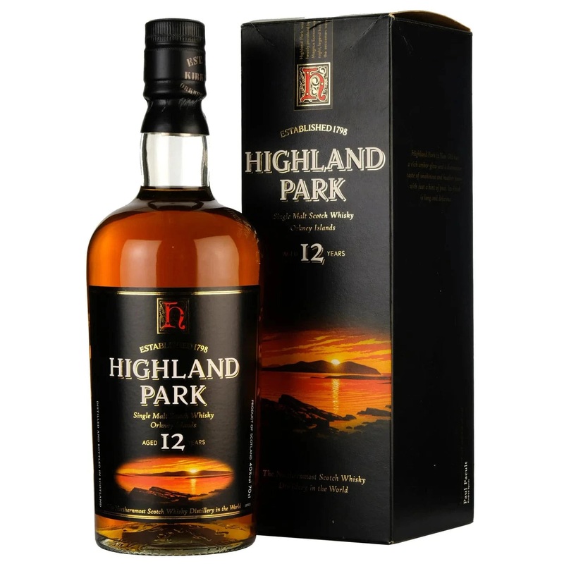 Highland Park 12 Year Old Single Malt Scotch Whisky Bot. 1990s 70cl