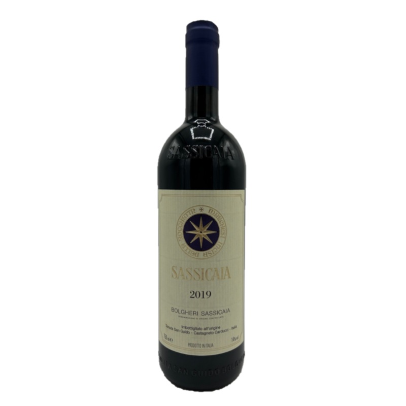 Tenuta San Guido Sassicaia 2019 750ml 14% – Italy Wine Enthusiast 99/100 Robert Parker 98/100