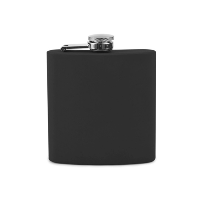 Black Soft Touch Flask SINGLE