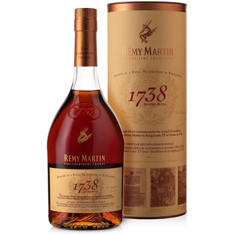 Remy Martin 1738 Accord Royal Cognac Gift Tube 70cl