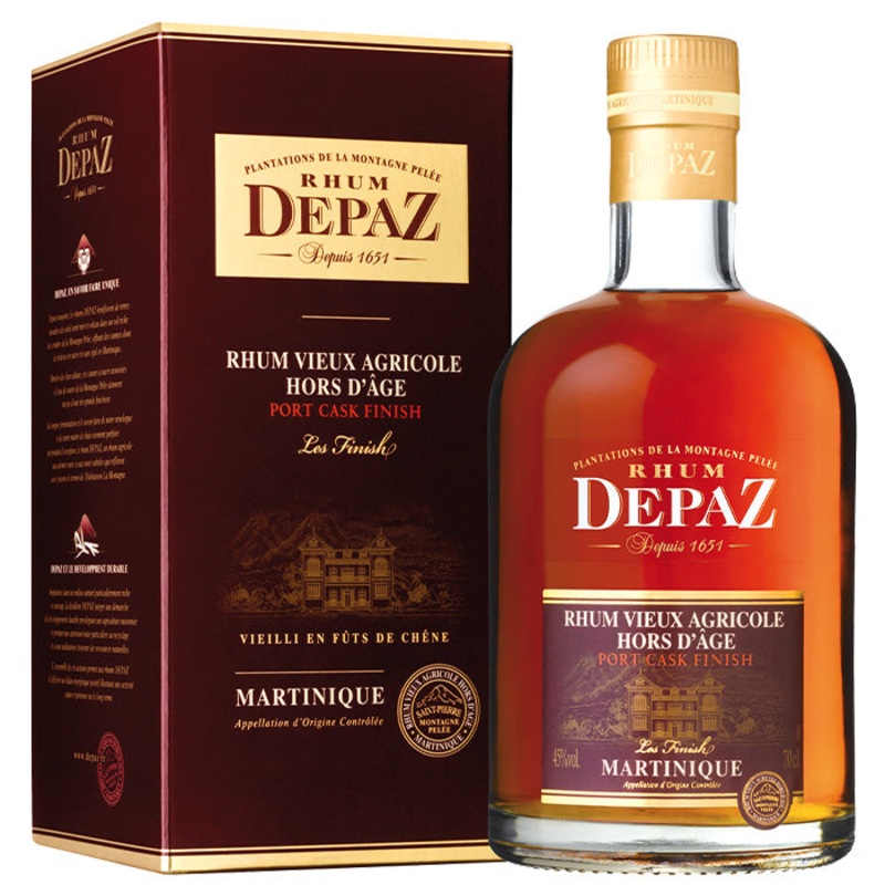 Rhum Depaz Hors d’Age Port Cask Finish, Rhum Vieux Agricole, Martinique