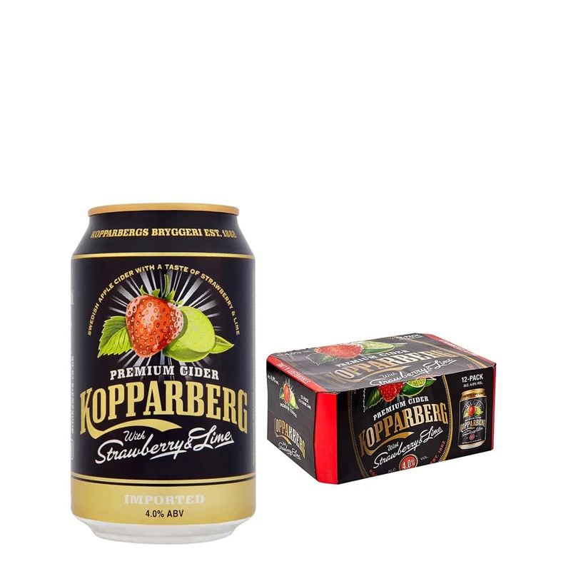 Kopparberg Strawberry & Lime Fridge Pack, 10 x 330 ml