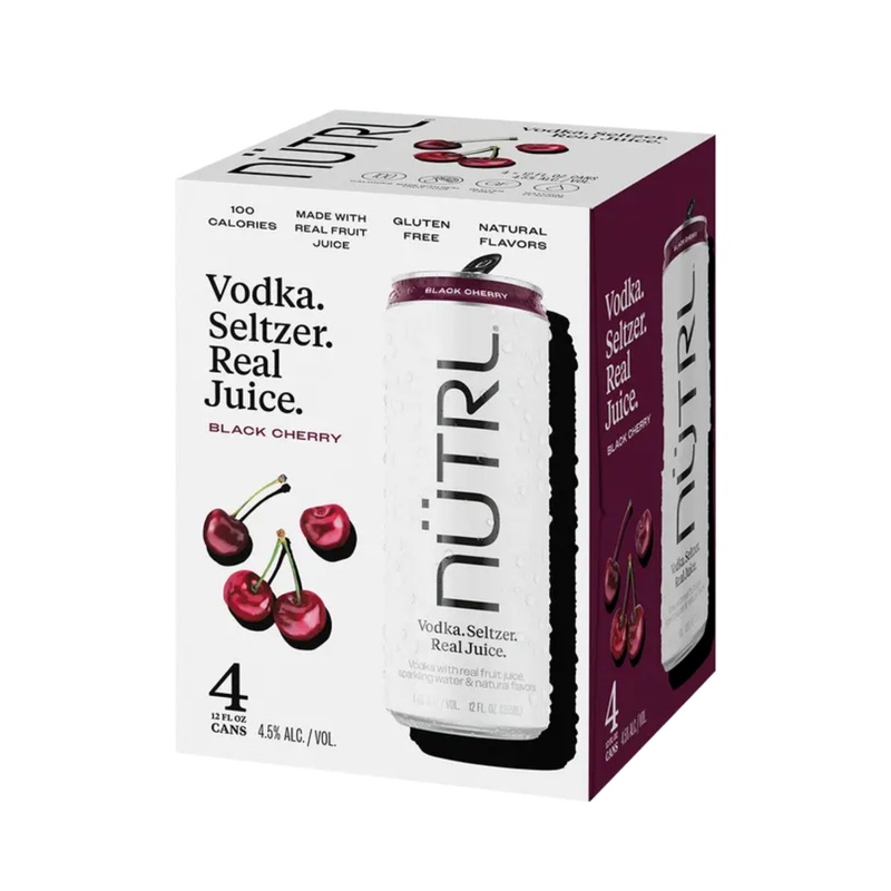 NTRL Black Cherry 4 PACK 12 OZ CANS