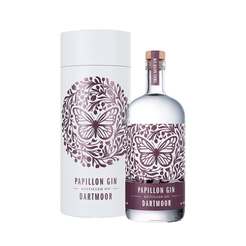 Papillon Dartmoor Gin in Gift Box 70cl