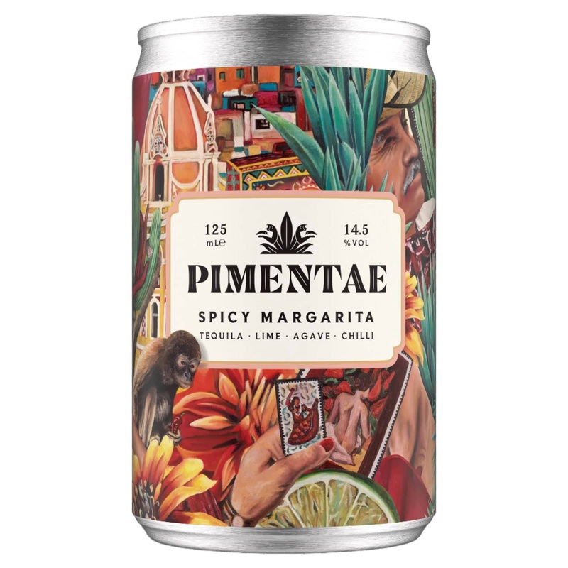 Pimentae Tommy’s Spicy Margarita Ready To Drink Cocktail Cans 6x125ml