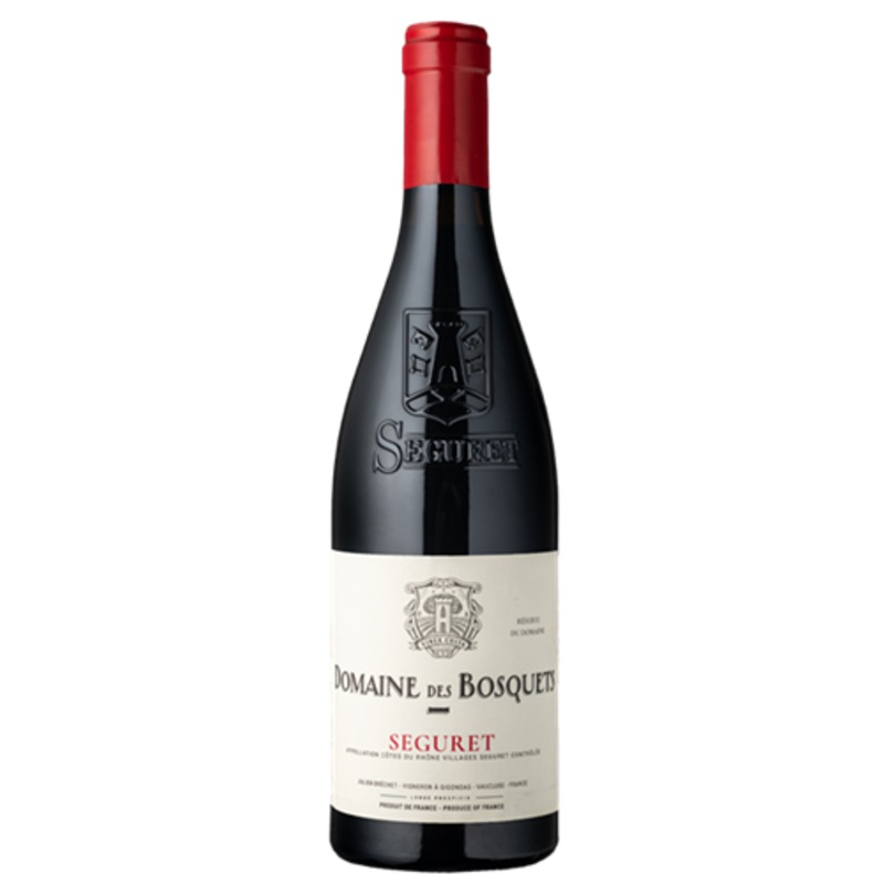 Domaine des Bosquets, `Seguret` Cotes-du-Rhone Villages 2021 (Case)