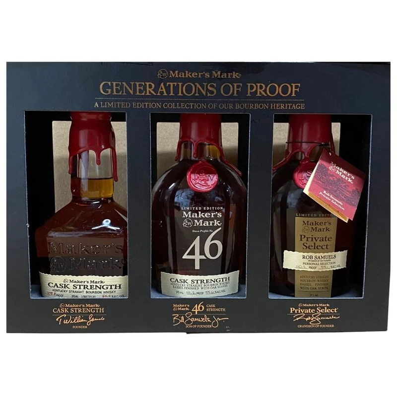 Maker’s Mark Generations of Proof 375mL Gift Set Second Edition