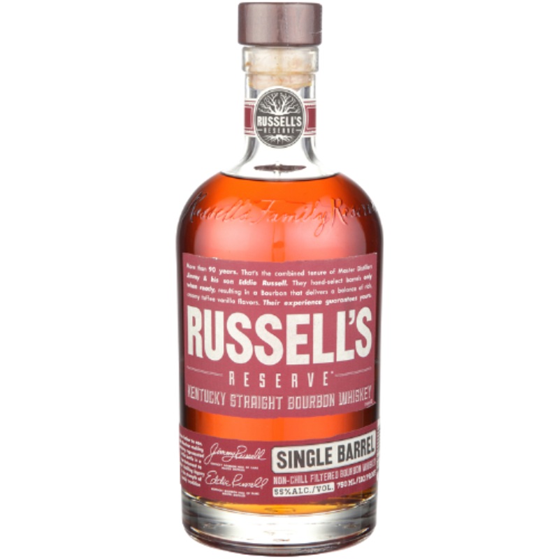 Russell’S Reserve Straight Bourbon Small Batch Single Barrel 110 750 ML